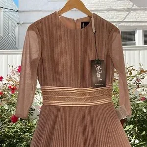 【MAC DUGGAL】ロング ワンピース プリーツ Aライン ゴールド Mac Duggal | Dresses | Mac Duggal Rose Gold Shimmering